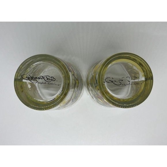 Ed Hardy 16oz Drinking Glass Christian Audigier Mermaid/Eagle & Tiger/Lei Girl - Picture 6 of 11